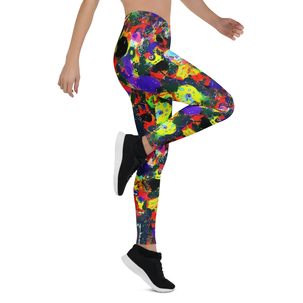 Electric Impasto on Leggings — Right