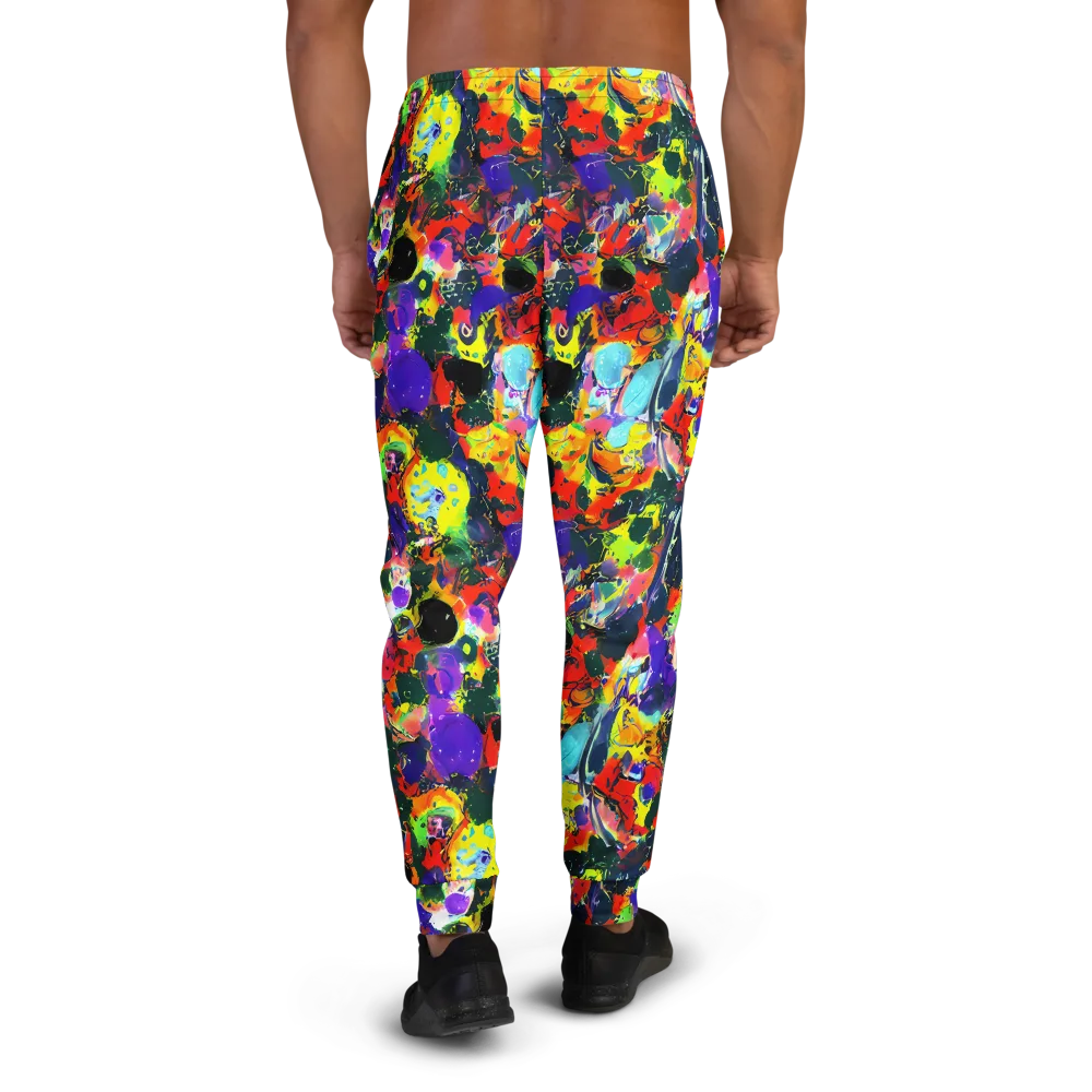 Electric Impasto on Men's Joggers — Back