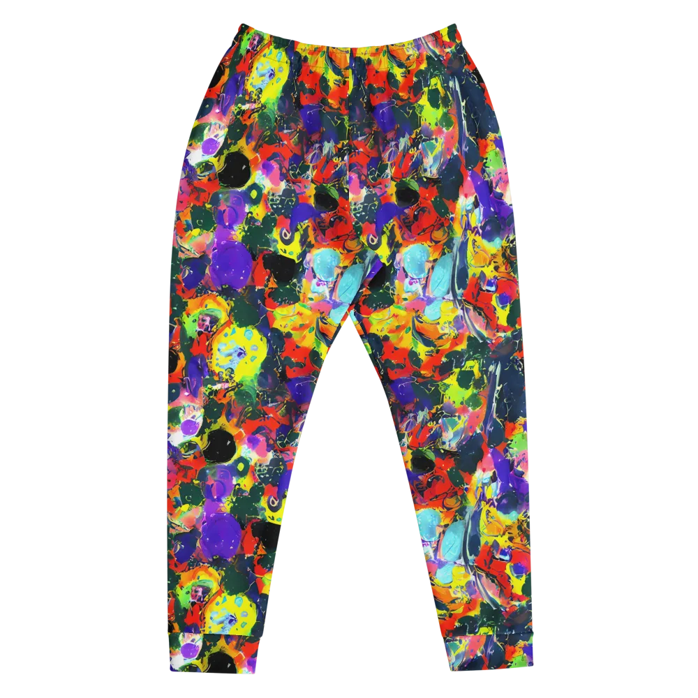 Electric Impasto on Men's Joggers — Front