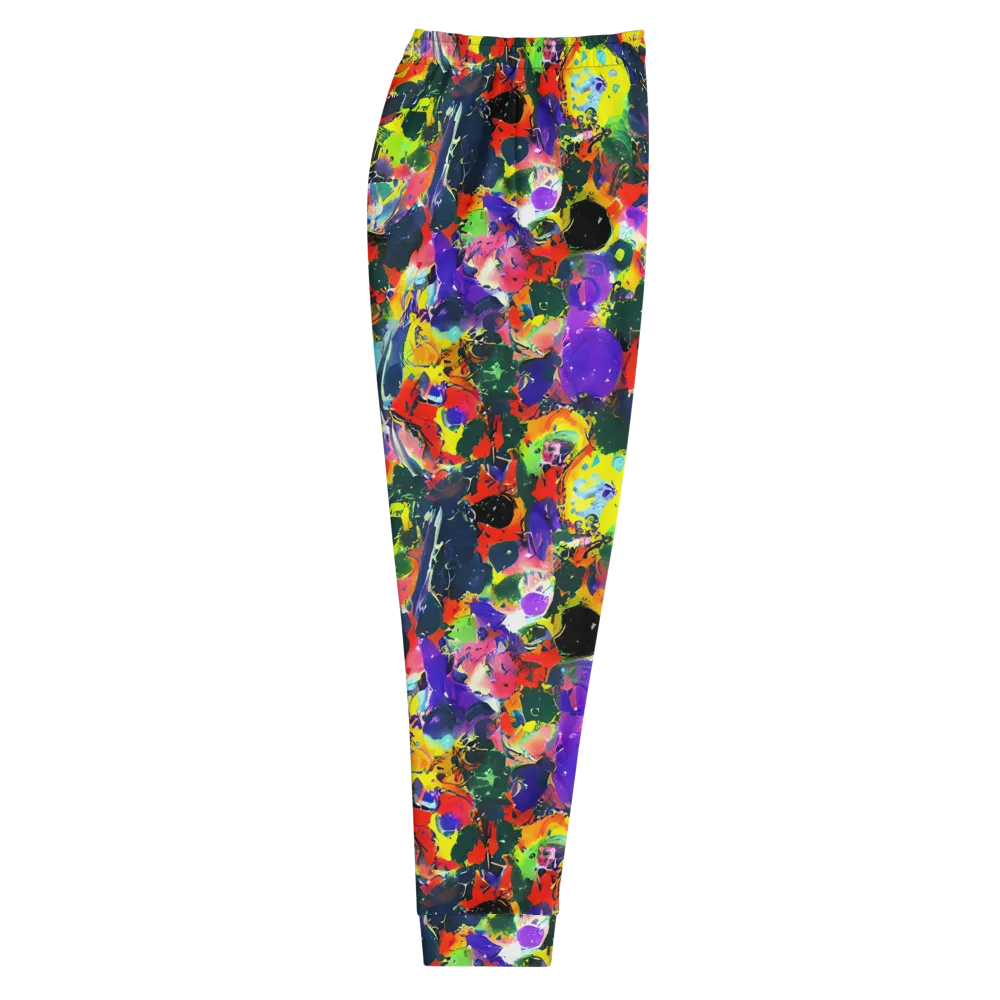 Electric Impasto on Men's Joggers — Right