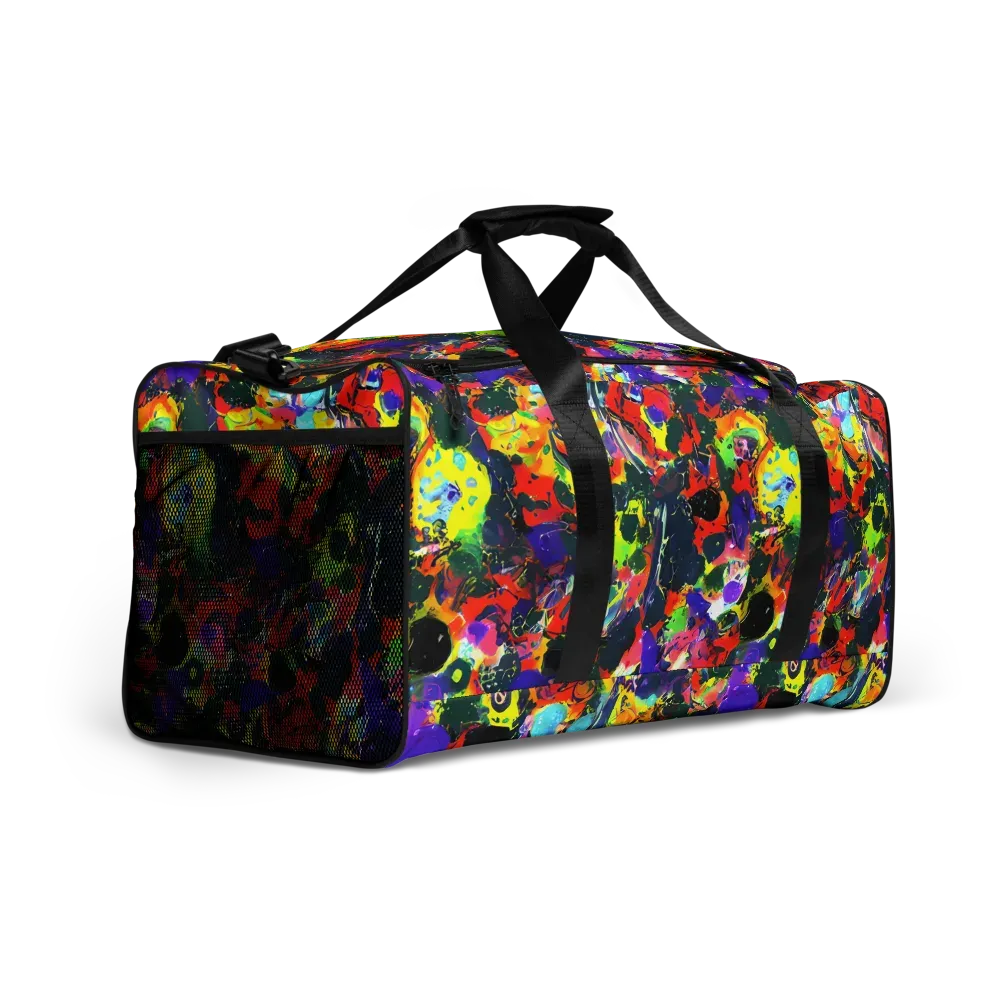Electric Impasto on Duffle Bag — Right Front