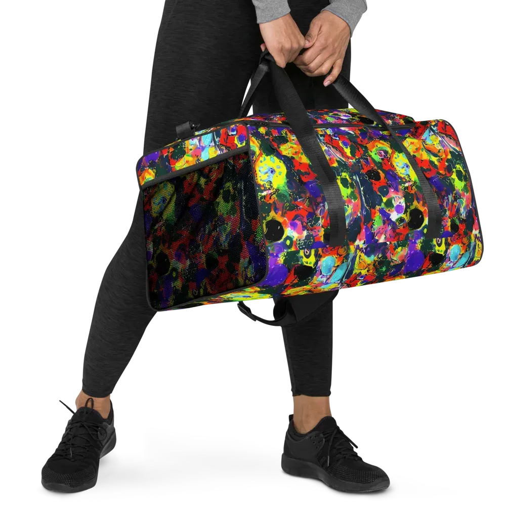 Electric Impasto on Duffle Bag — Right Front