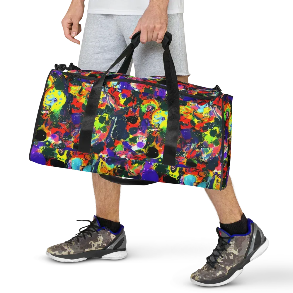 Electric Impasto on Duffle Bag — Front