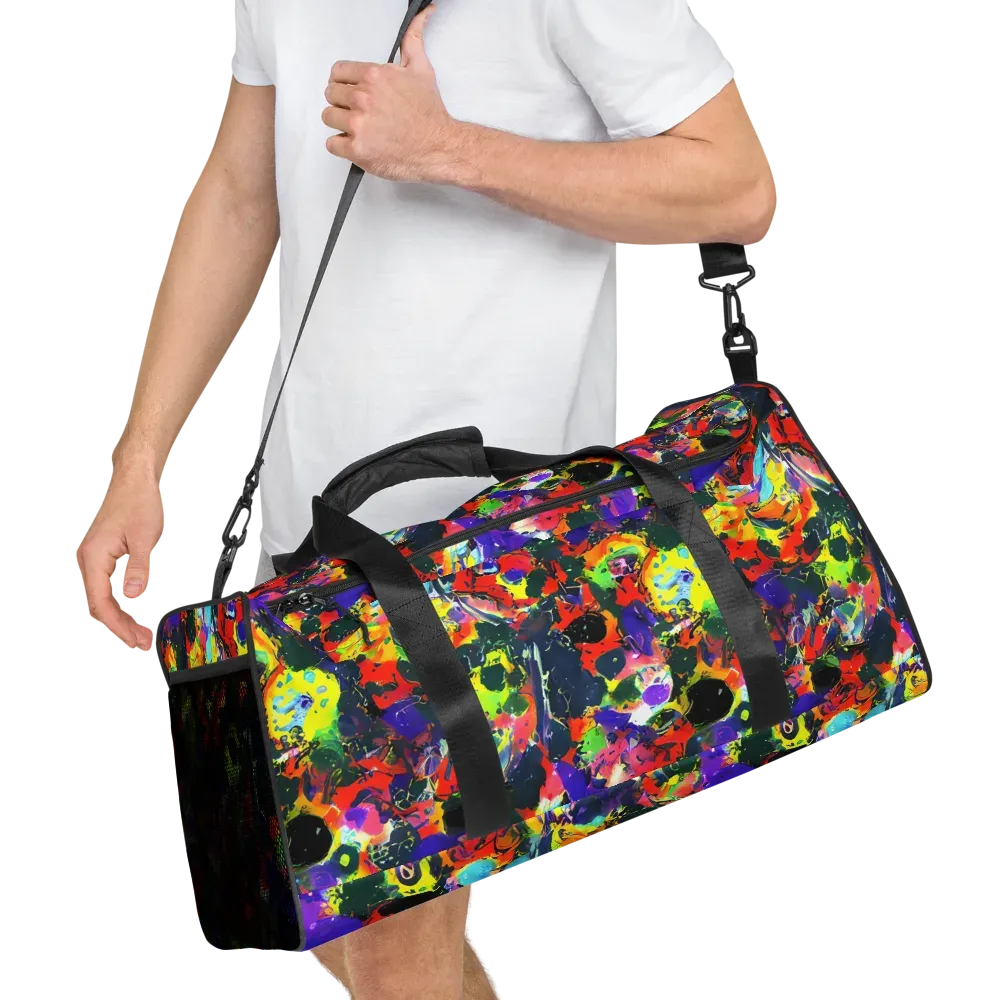 Electric Impasto on Duffle Bag — Right Front