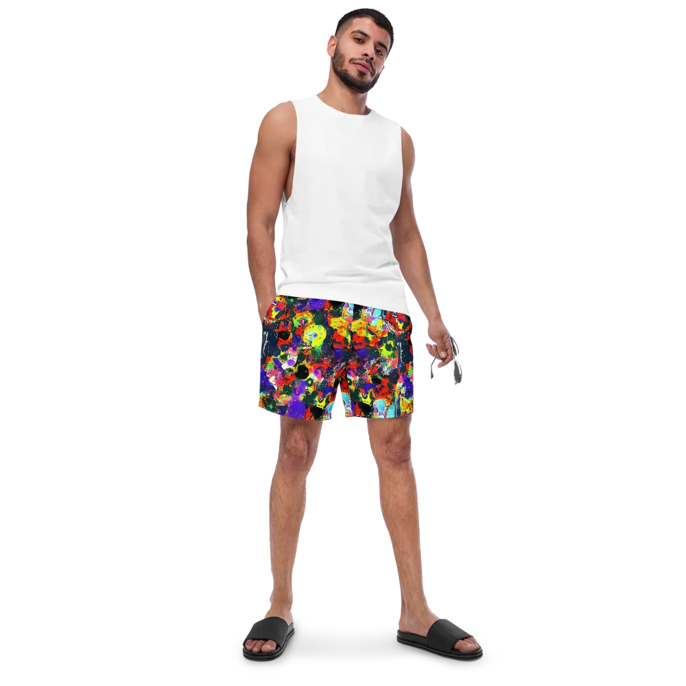 Electric Impasto on Swim Trunks — Front