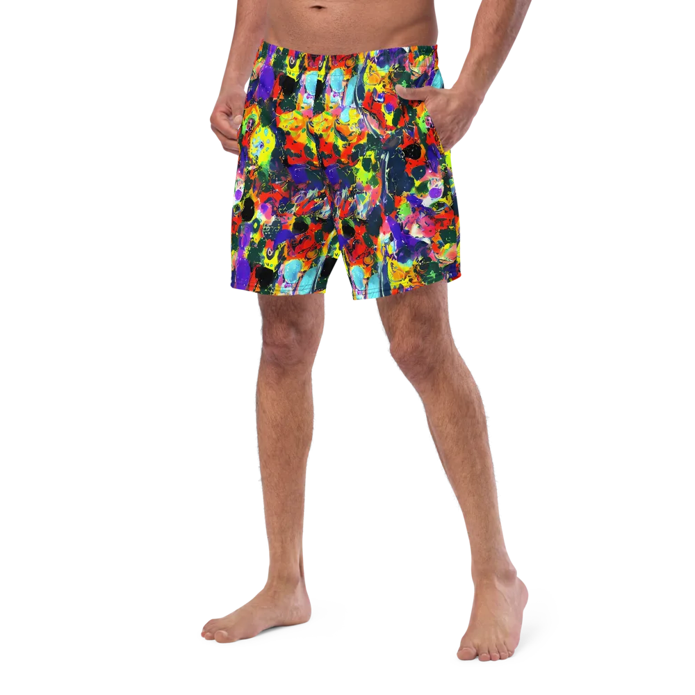 Electric Impasto on Swim Trunks — Left Front