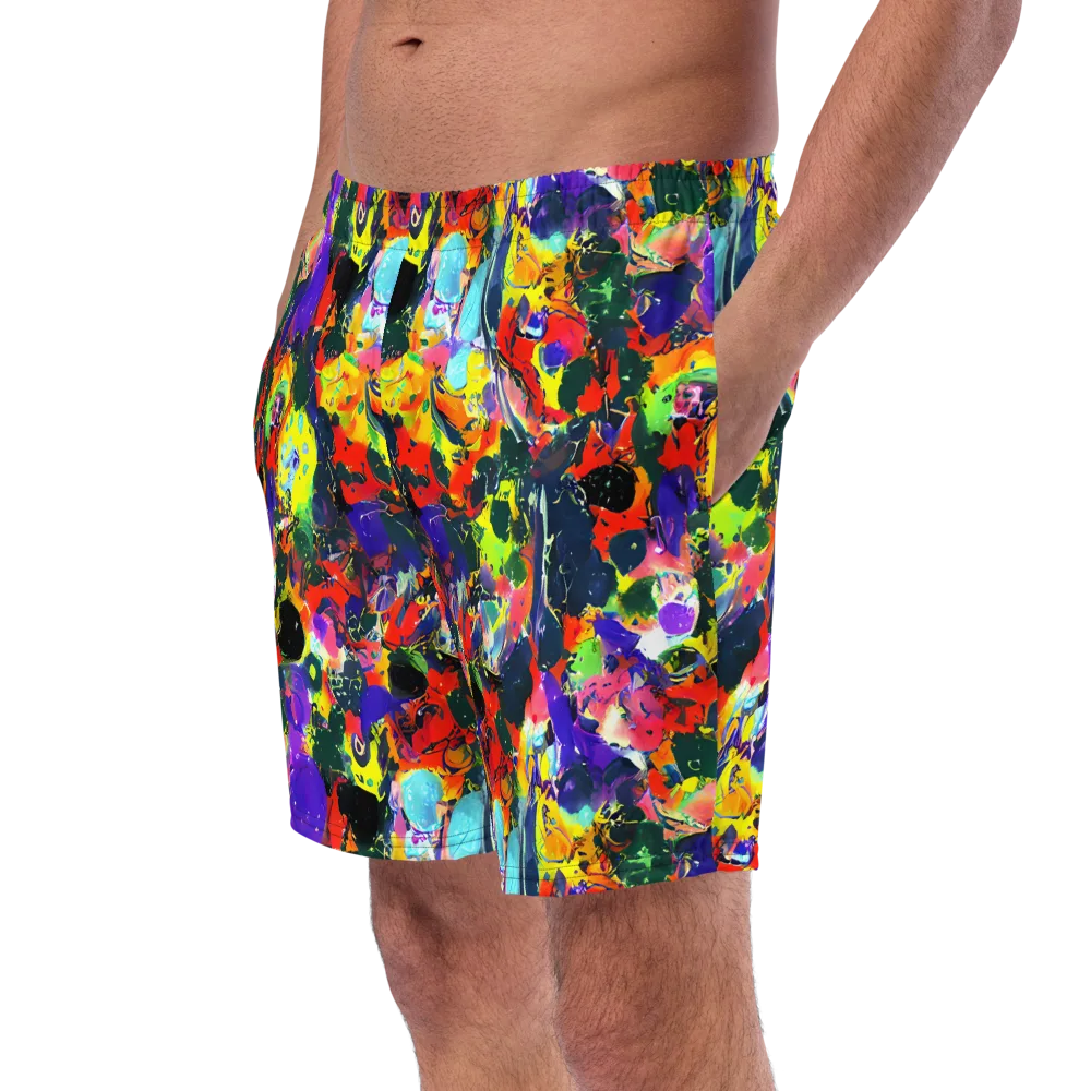 Electric Impasto on Swim Trunks — Left Front