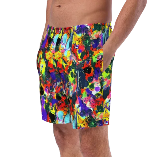 Electric Impasto on a Swim Trunks
