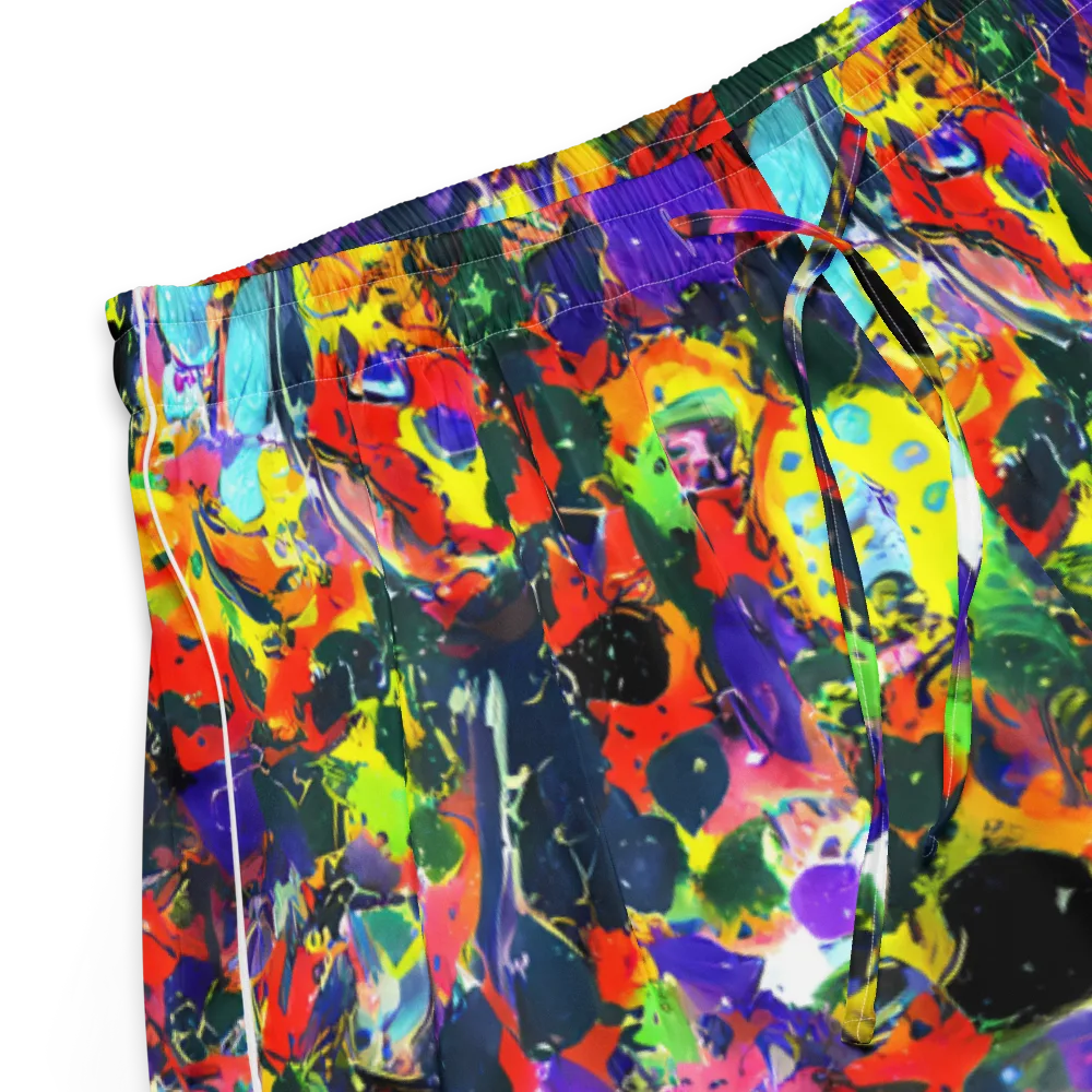 Electric Impasto on Women's Pajama Shorts — Product details