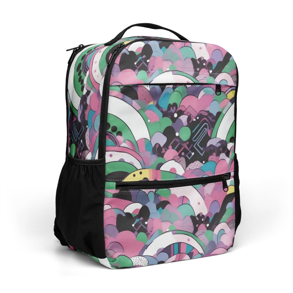 Neon Cloudwork on Utility Backpack — Right Front