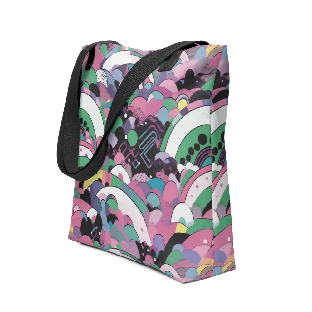 Neon Cloudwork on Tote Bag — Front