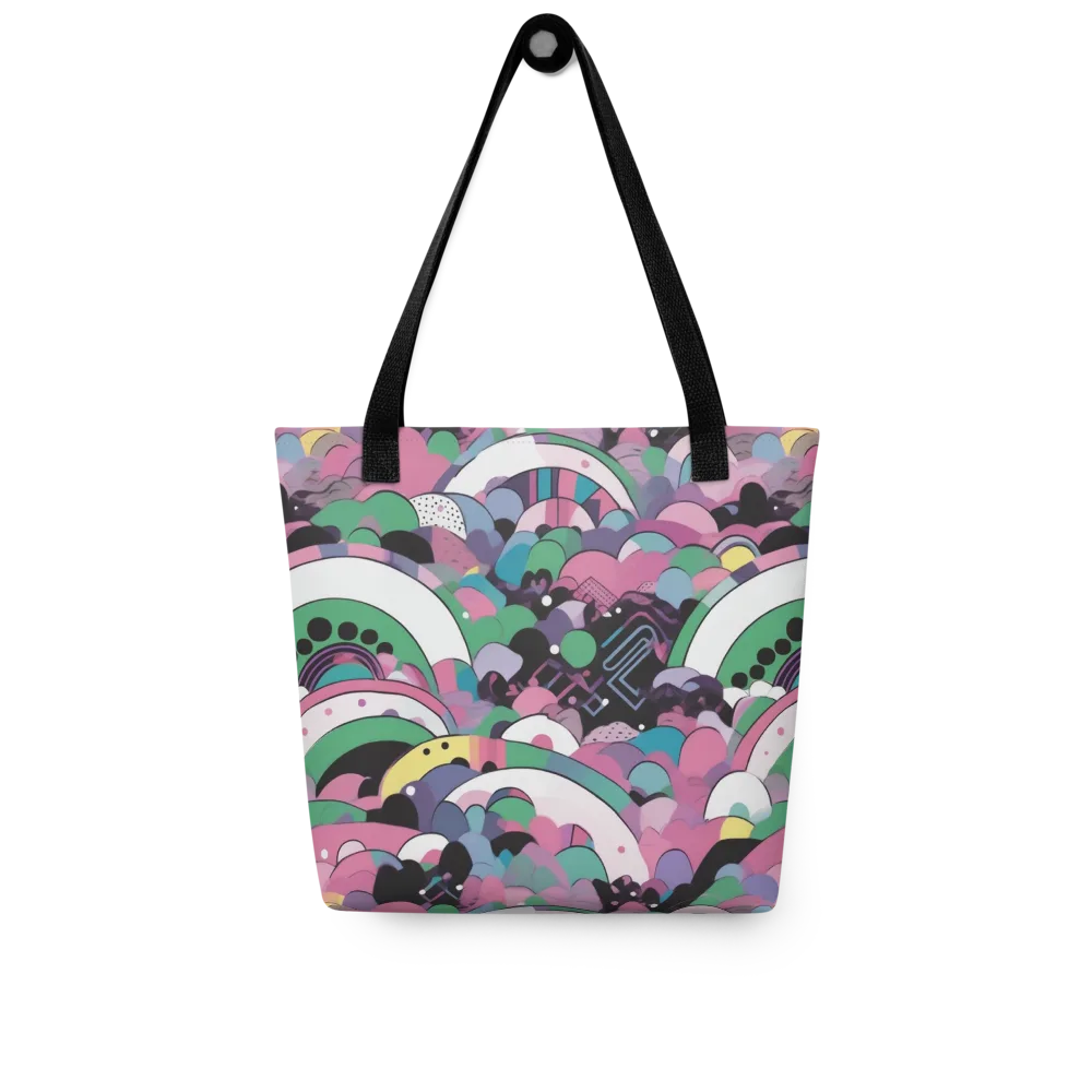 Neon Cloudwork on Tote Bag — Front