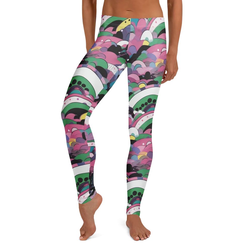 Neon Cloudwork on Leggings — Front