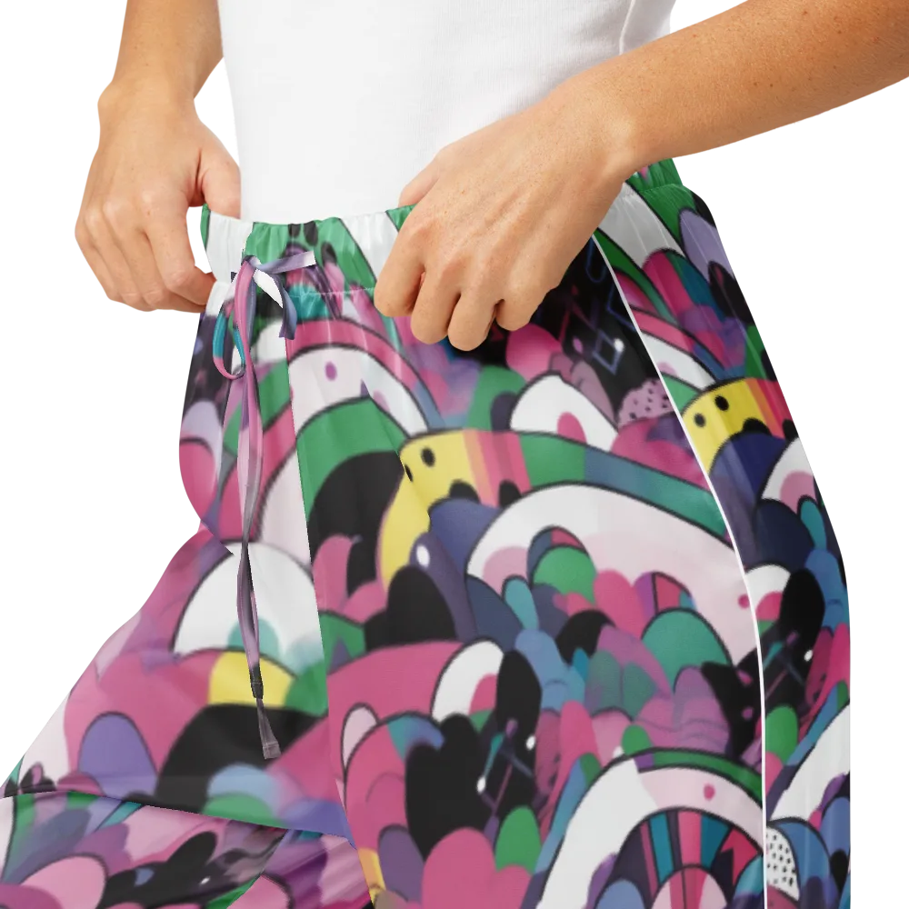 Neon Cloudwork on Women's Pajama Pants — Product details