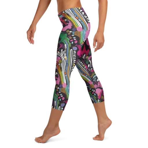 Neon Cabinet on a Capri Leggings