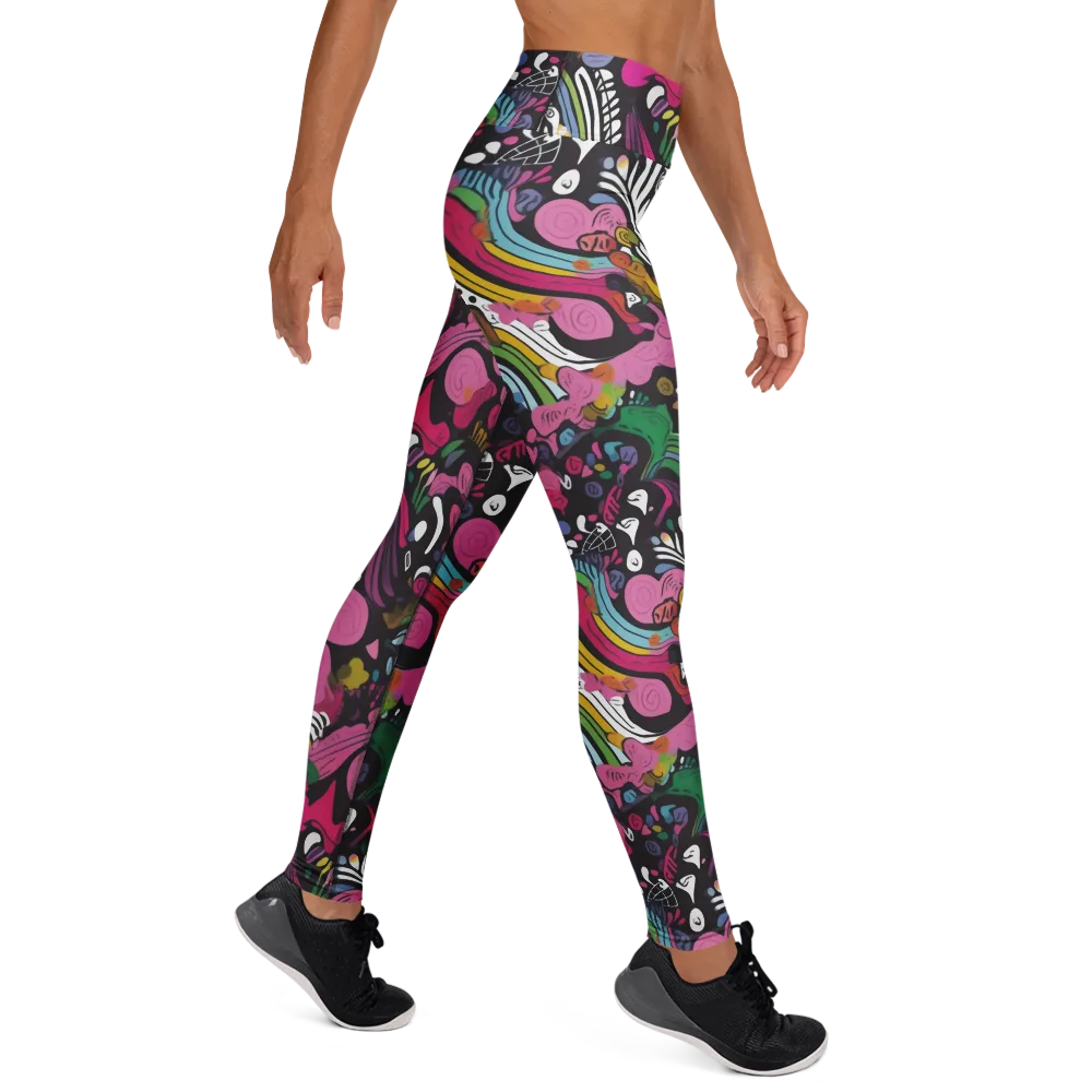 Neon Cabinet on Yoga Leggings — Right