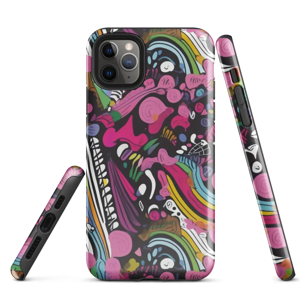 Neon Cabinet on Tough Case for iPhone® — Front