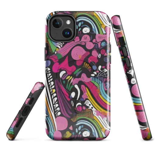 Neon Cabinet on a MagSafe Tough Case for iPhone®