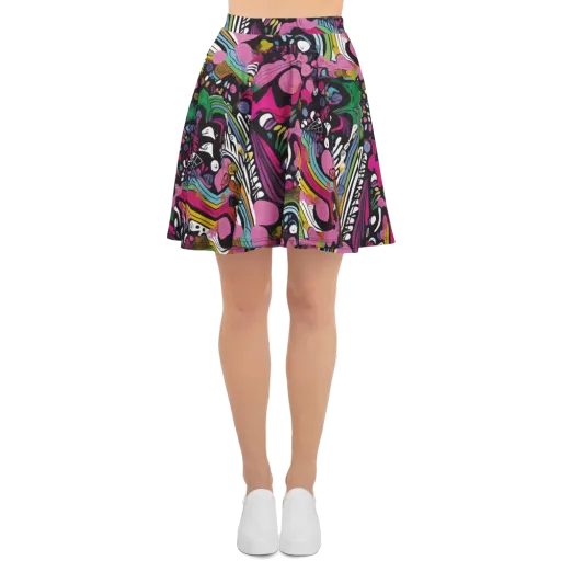 Neon Cabinet on a Skater Skirt