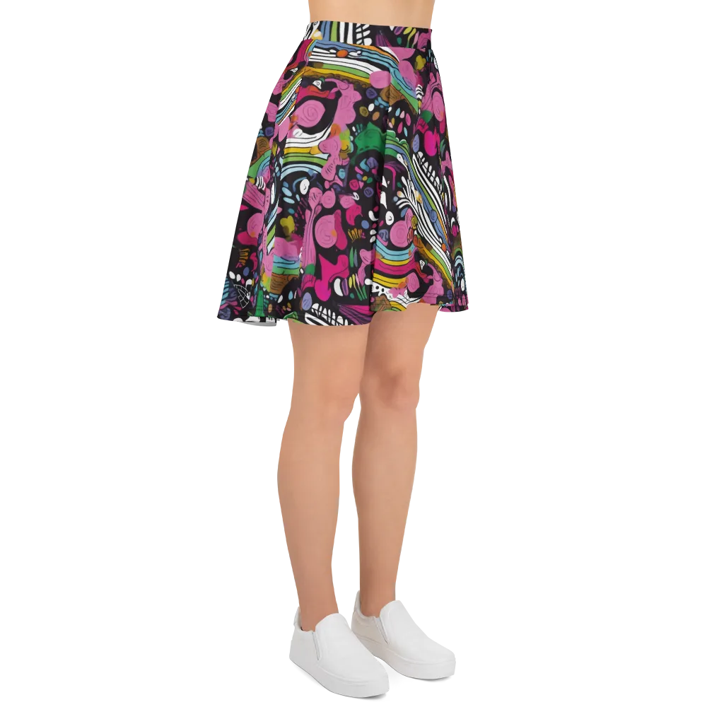 Neon Cabinet on Skater Skirt — Right