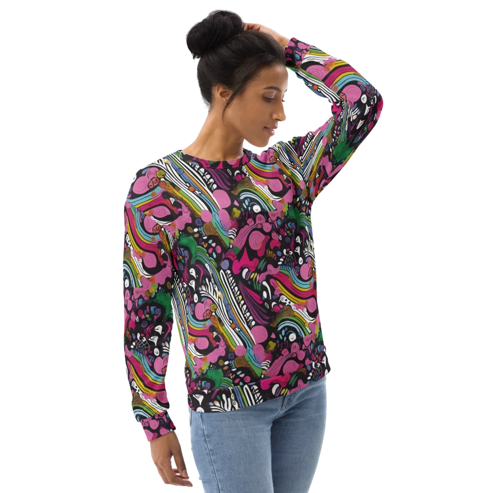 Neon Cabinet on Sweatshirt — Right Front