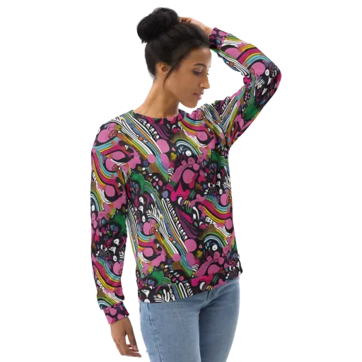 Neon Cabinet on a Sweatshirt