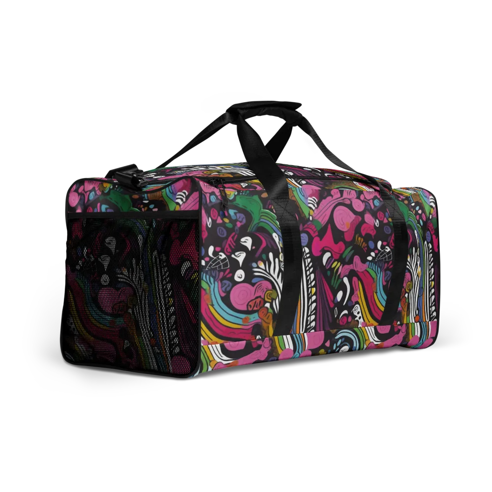 Neon Cabinet on Duffle Bag — Right Front