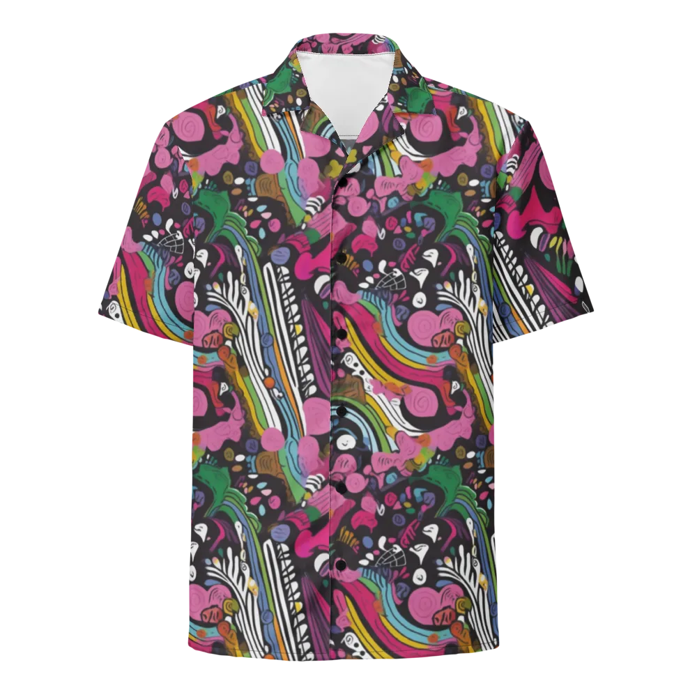 Neon Cabinet on Button Shirt — Front