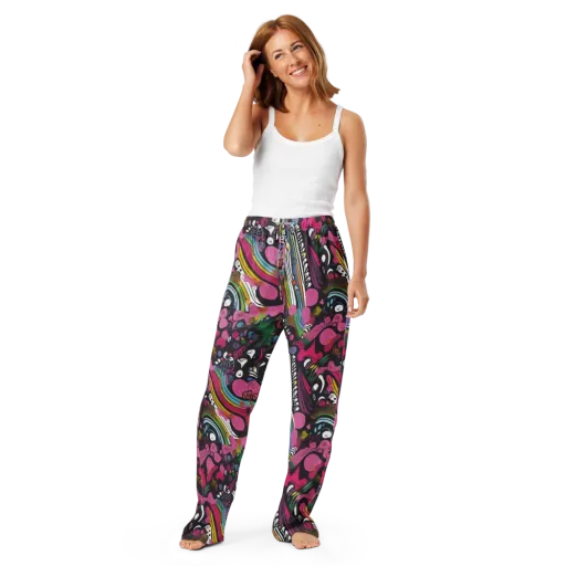 Neon Cabinet on a Women's Pajama Pants