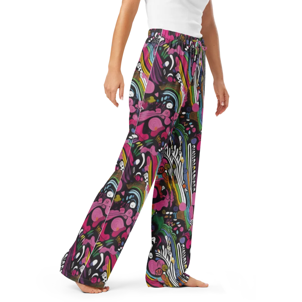 Neon Cabinet on Women's Pajama Pants — Right Front