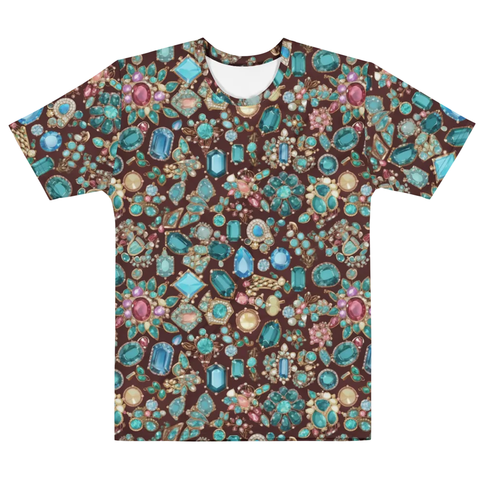 Regal Reef on Men's Cotton Crew Neck T-Shirt — Front