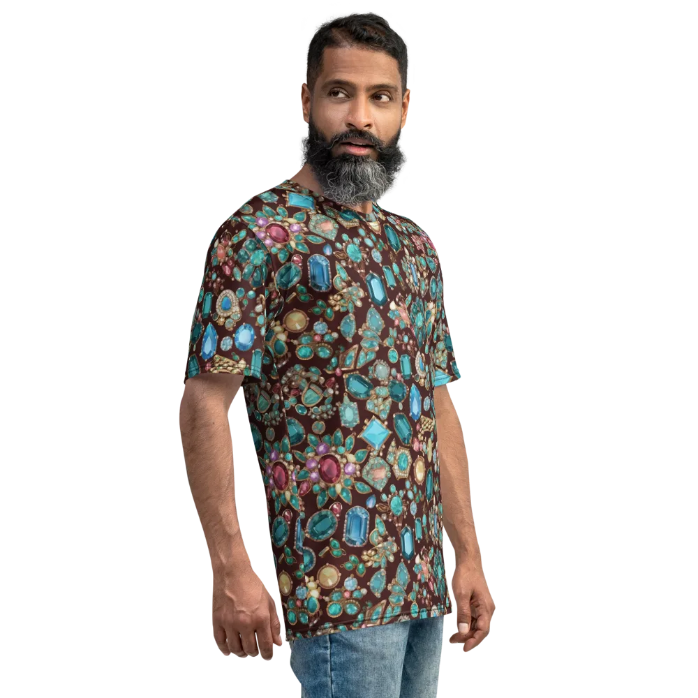 Regal Reef on Men's Crew Neck T-Shirt — Right