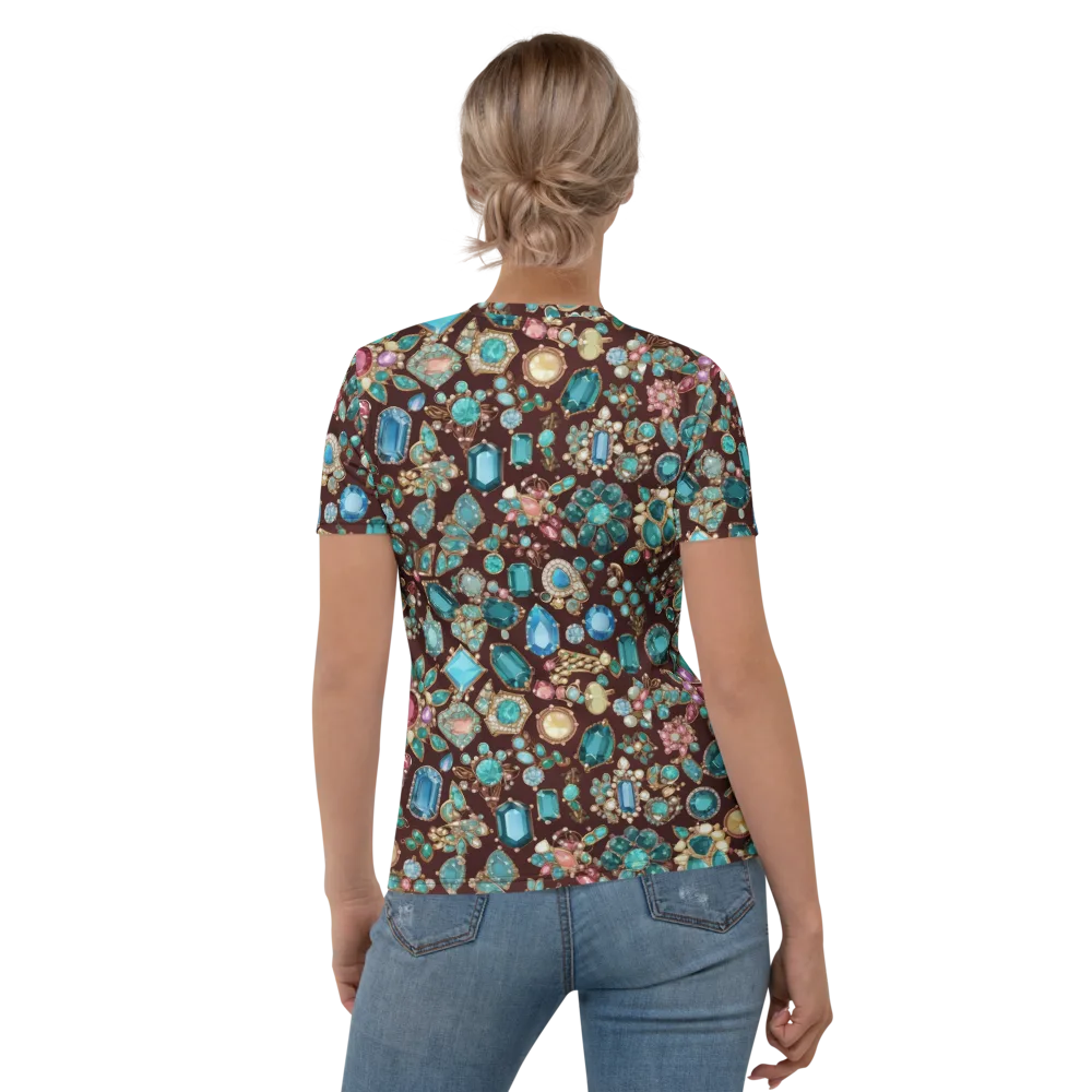 Regal Reef on Women's Crew Neck T-Shirt — Back