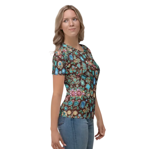 Regal Reef on a Women's Crew Neck T-Shirt