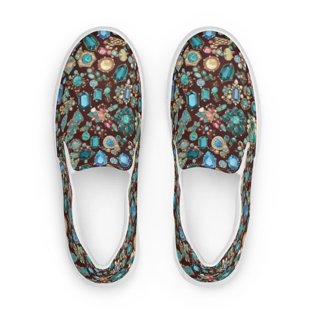 Regal Reef on Men's Slip-On Canvas Shoes — Front