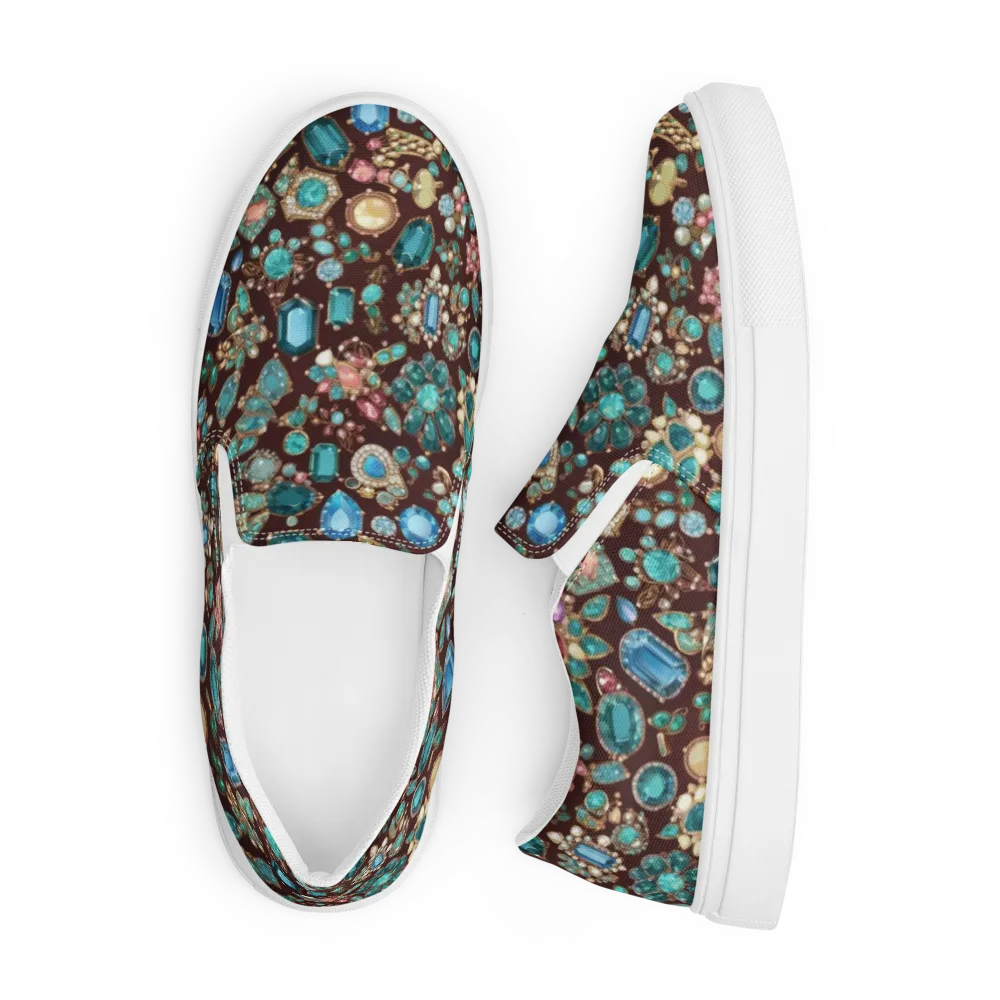 Regal Reef on Men's Slip-On Canvas Shoes — Front