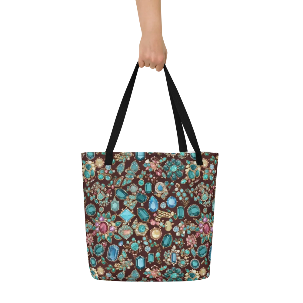 Regal Reef on Large Tote Bag W/ Pocket — Front