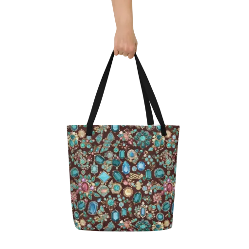 Regal Reef on a Large Tote Bag W/ Pocket
