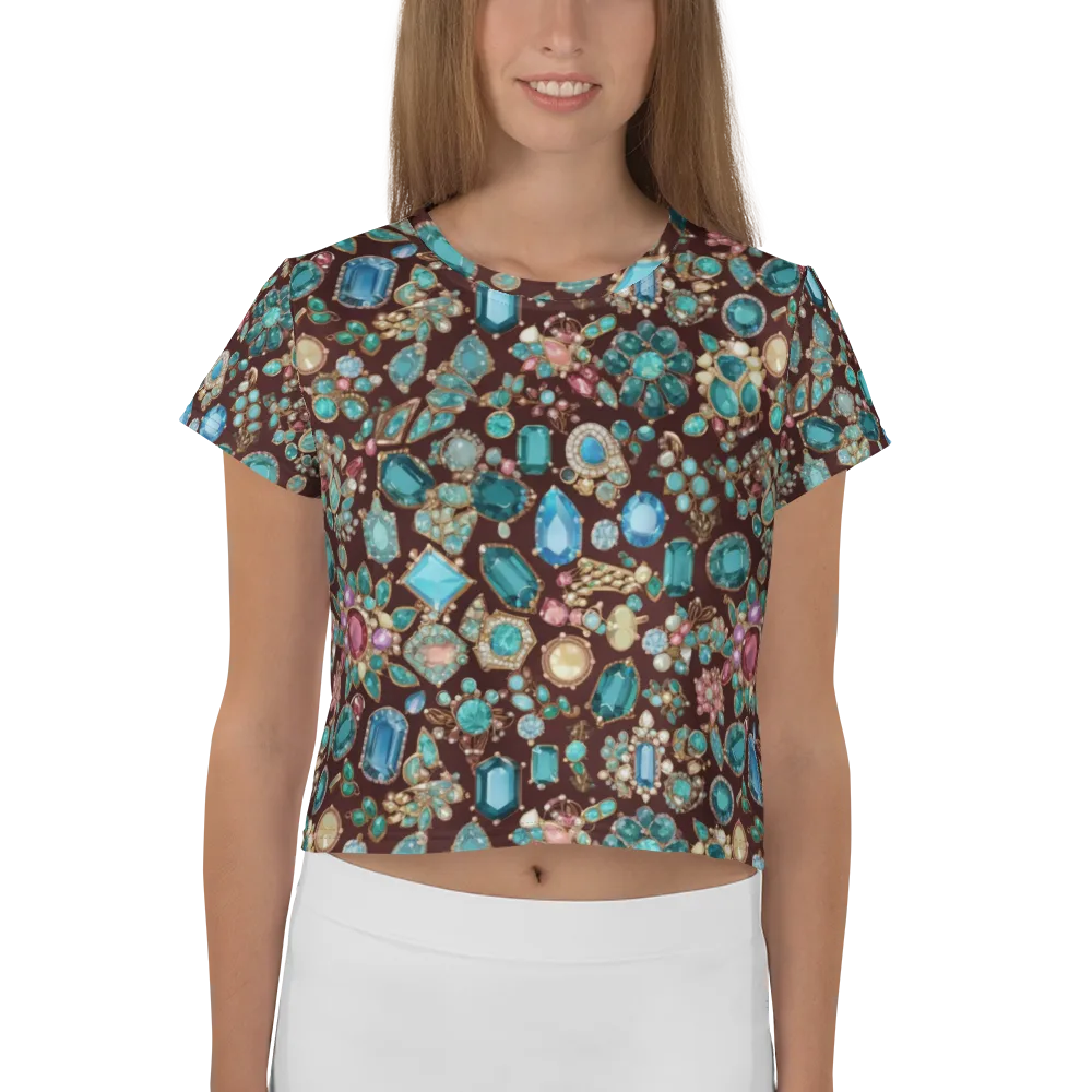 Regal Reef on Crop Tee — Front