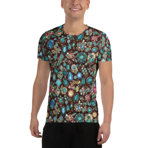 Regal Reef on a Men's Athletic T-Shirt