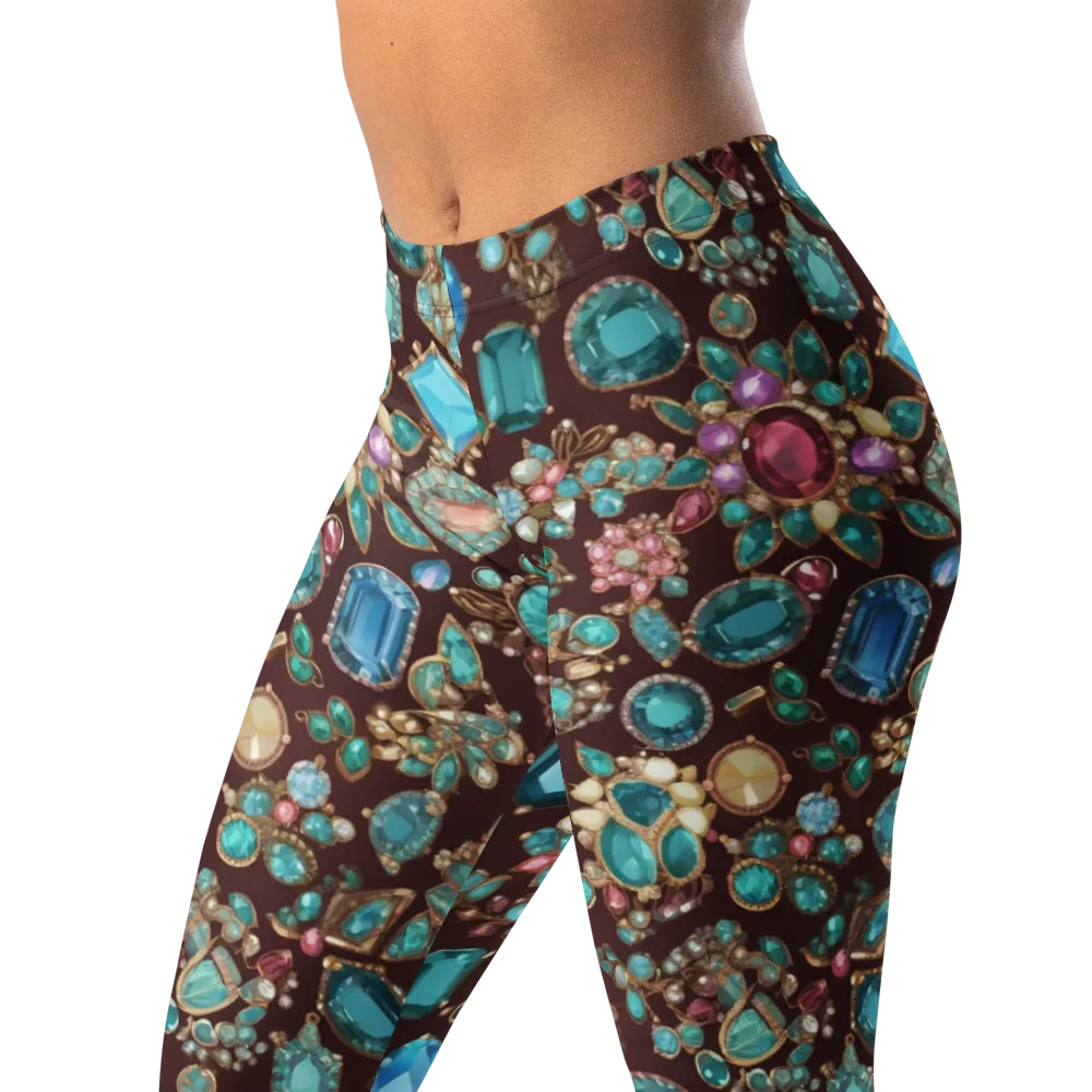 Regal Reef on Leggings — Left Front