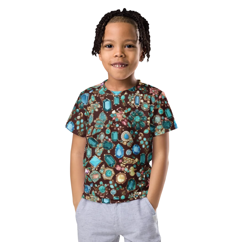 Regal Reef on Kids Crew Neck T-Shirt — Front