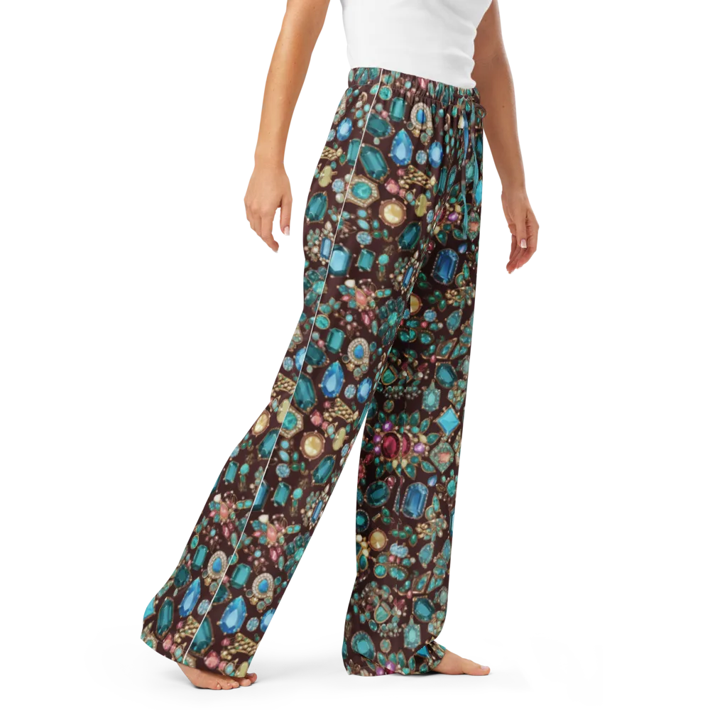 Regal Reef on Women's Pajama Pants — Right Front