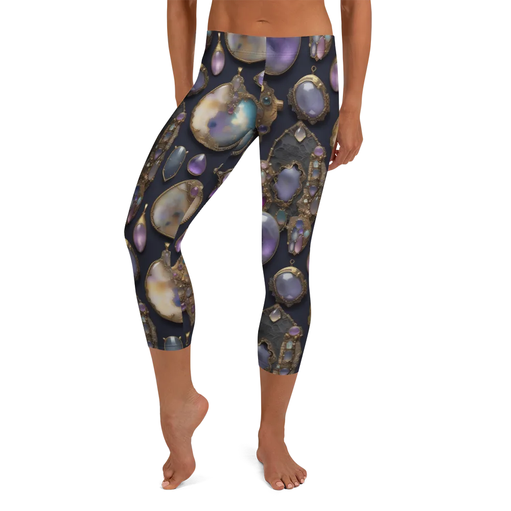 Amethyst Reliquary on Capri Leggings — Front