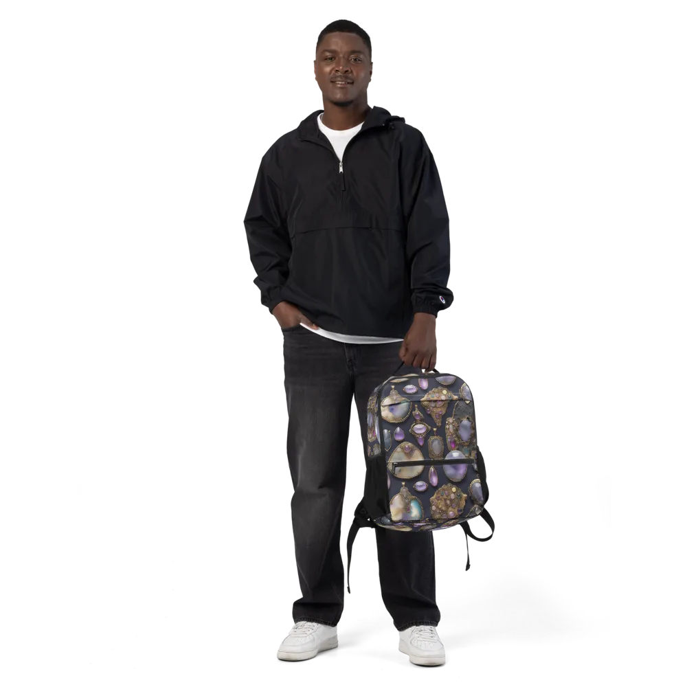 Amethyst Reliquary on Utility Backpack — Front