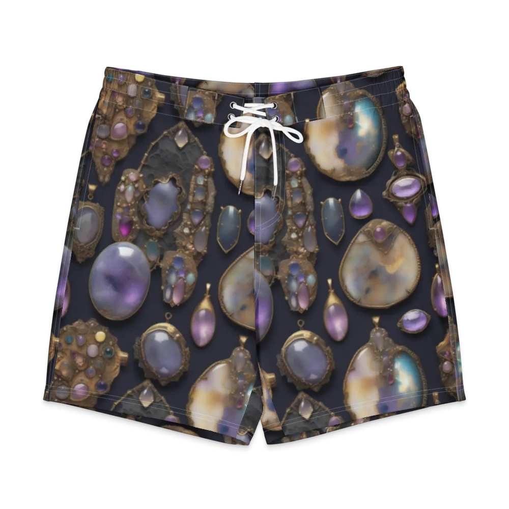 Amethyst Reliquary on Men's Board Shorts — Front