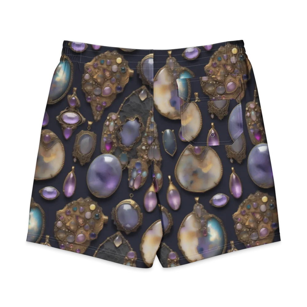 Amethyst Reliquary on Men's Board Shorts — Back