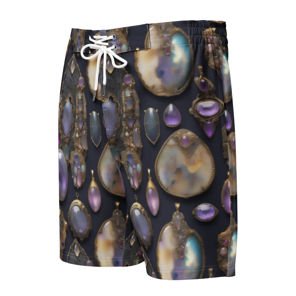 Amethyst Reliquary on Men's Board Shorts — Front