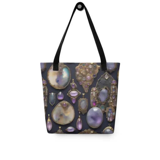 Amethyst Reliquary on a Tote Bag