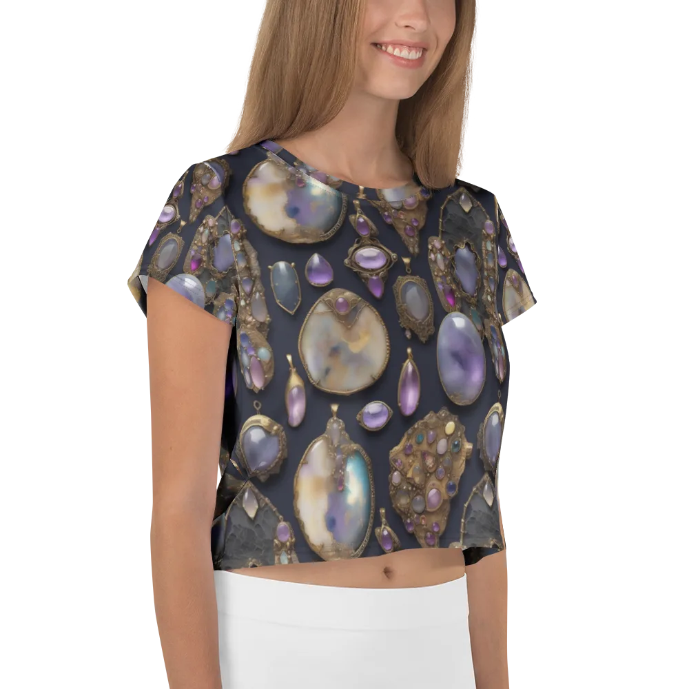 Amethyst Reliquary on Crop Tee — Right
